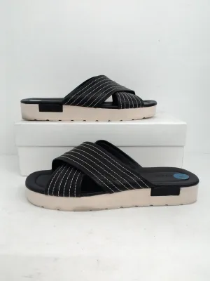 Vince Women's Camden Black Leather Sandal Size 9 M