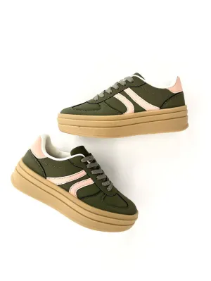 Whitley Platform Stripe Sneaker