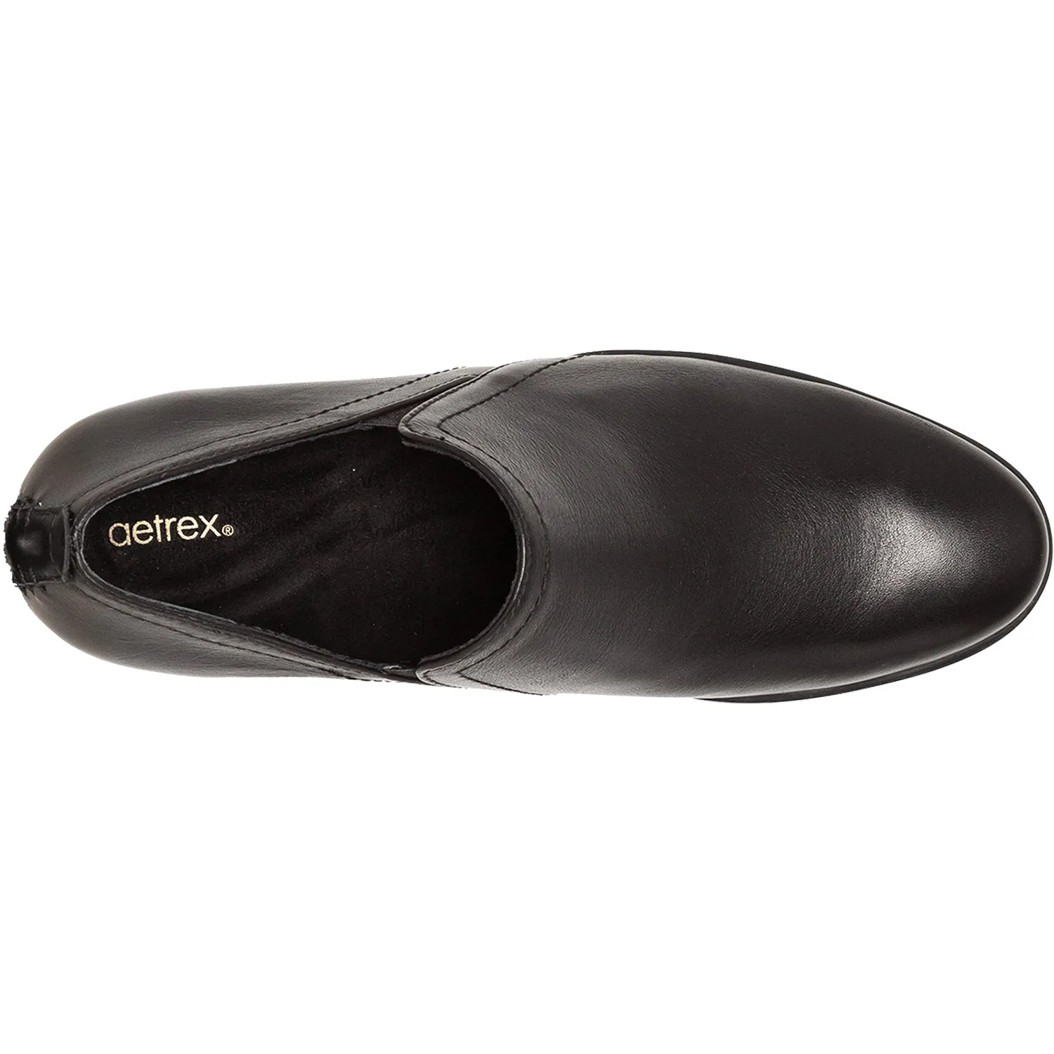 Women's Aetrex Delaney Black Leather
