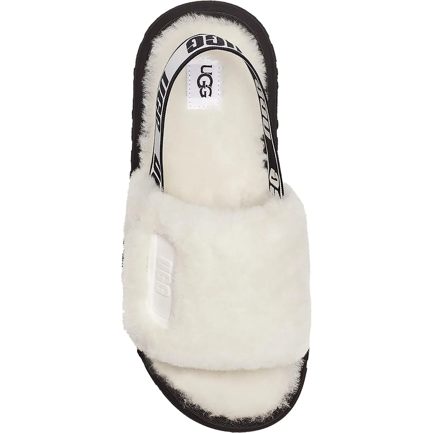 Women's UGG Disco Slide White Sheepskin
