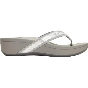 Women's Vionic High Tide Silver Metallic Leather
