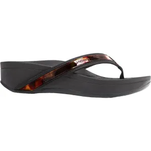 Women's Vionic High Tide Tortoise Black Fabric/Leather