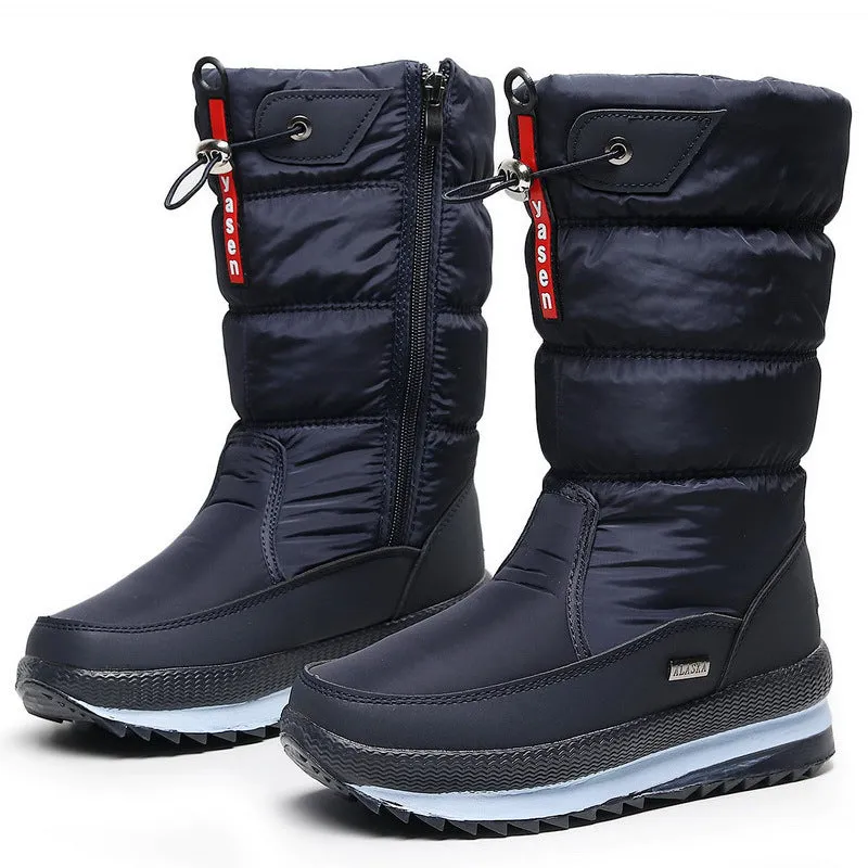 Women's Winter Thickened Waterproof Anti-skid Cotton Boots