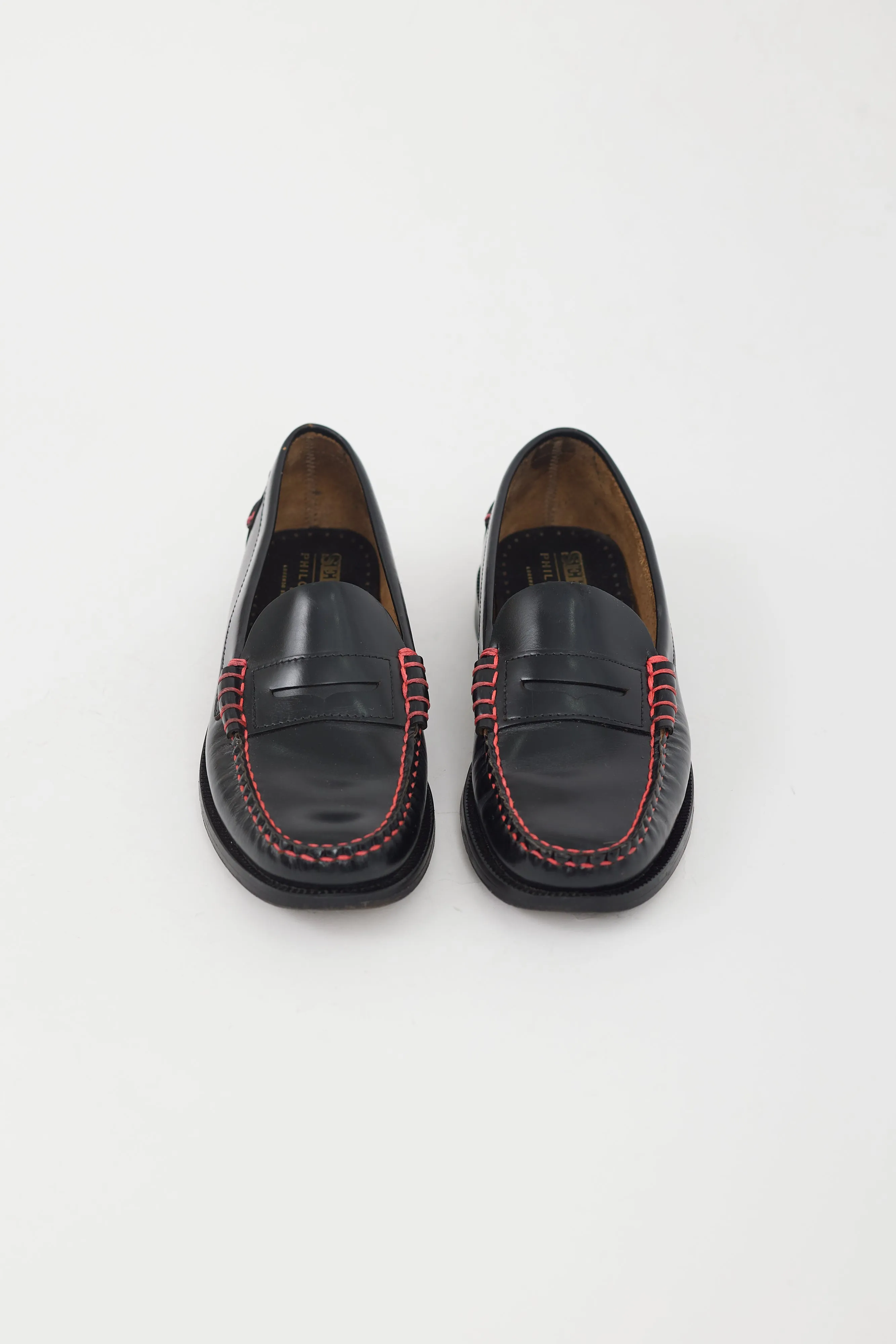 X Philosophy di Lorenzo Serafini Black Penny Loafer