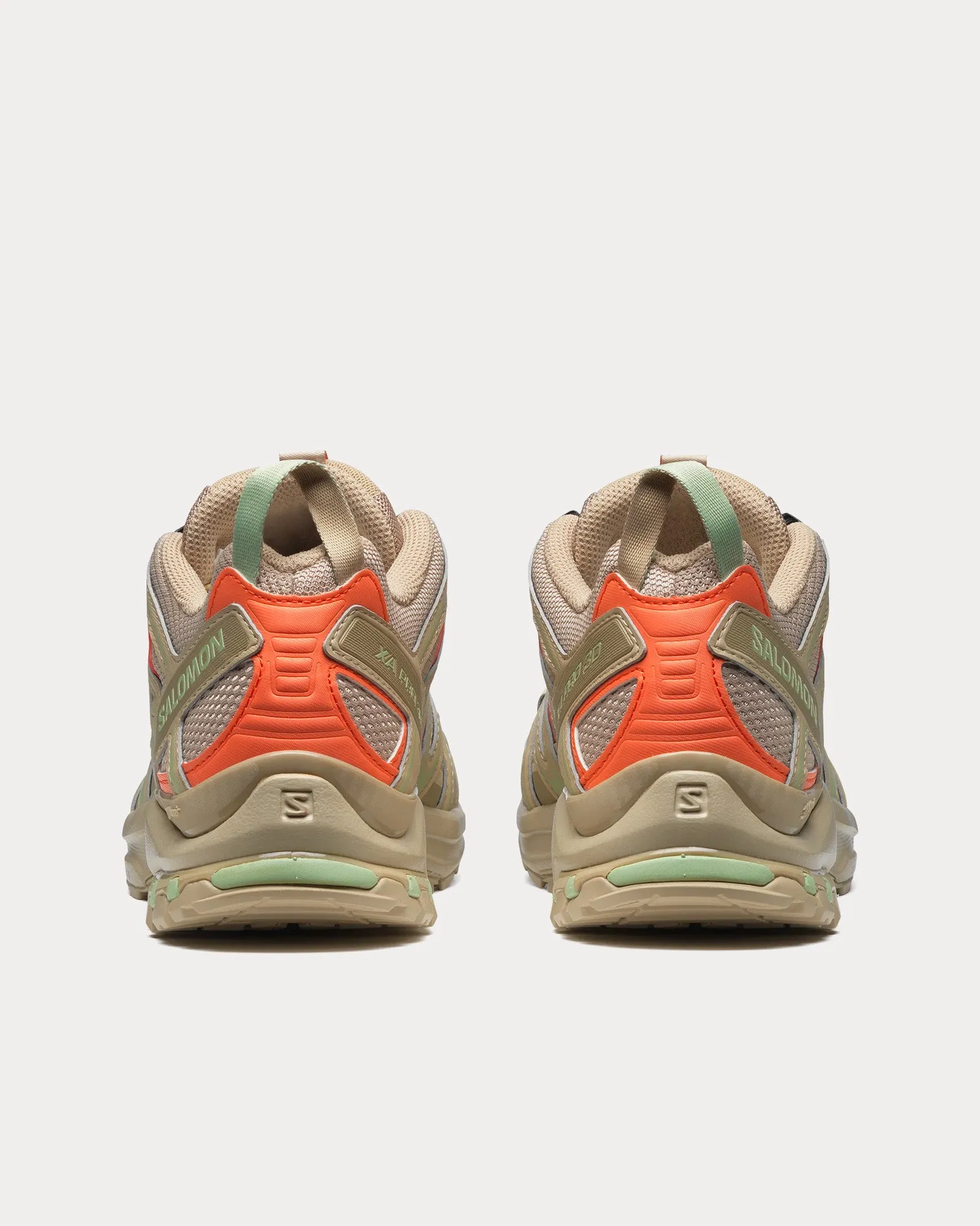 XA Pro 3D White Pepper / Fresh Salmon / Celadon Green Low Top Sneakers