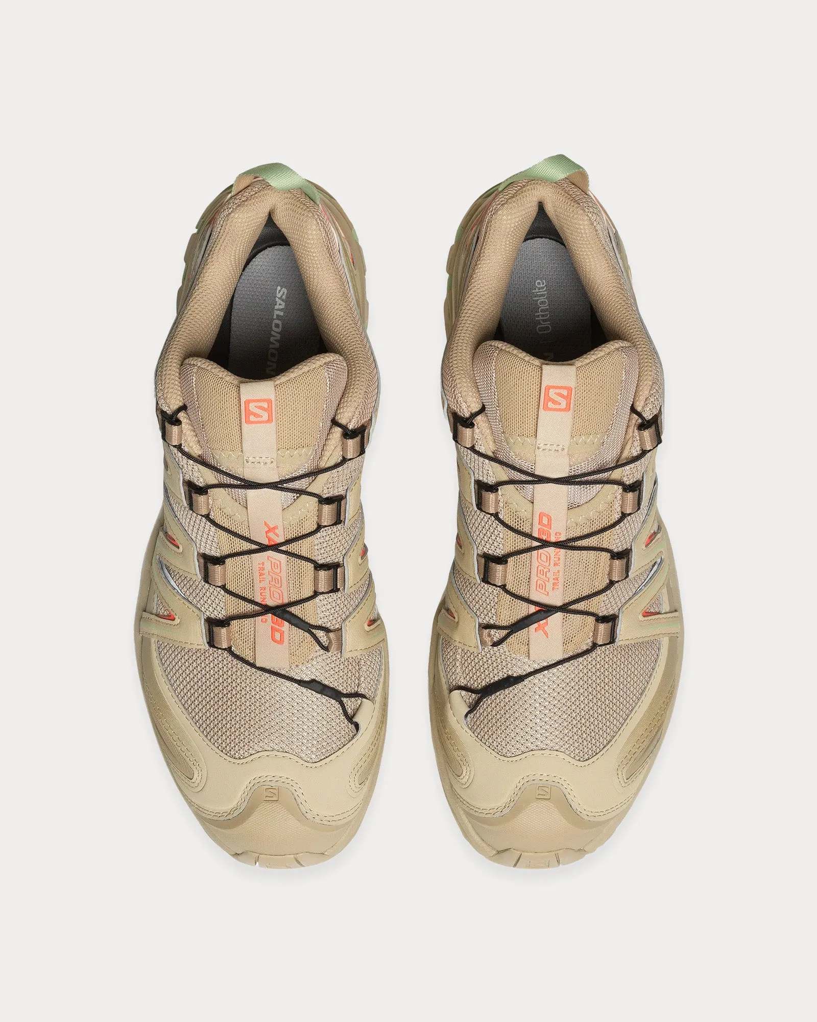 XA Pro 3D White Pepper / Fresh Salmon / Celadon Green Low Top Sneakers