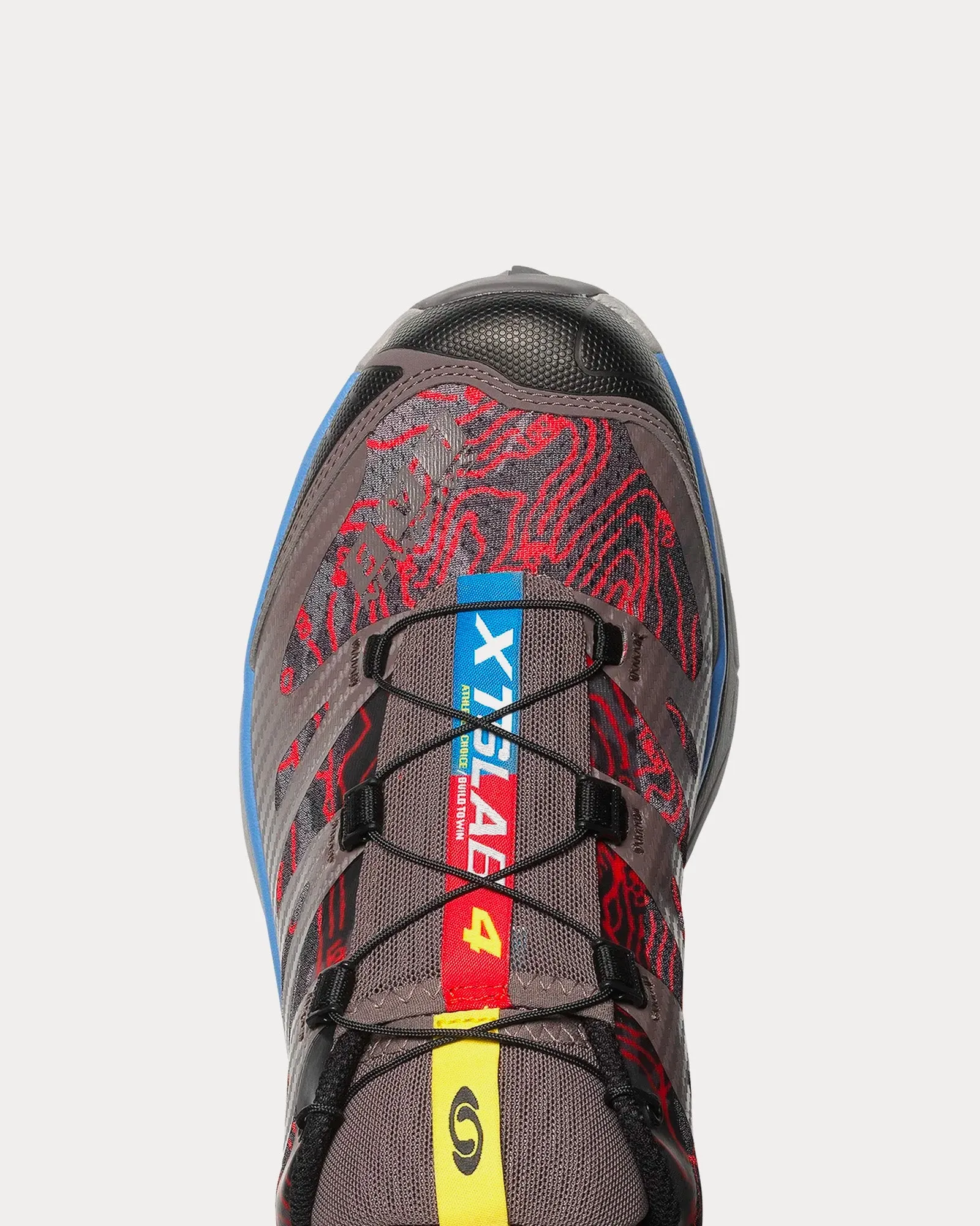 XT-4 OG Topography Black / Plum Kitten / Blue Bonnet Low Top Sneakers