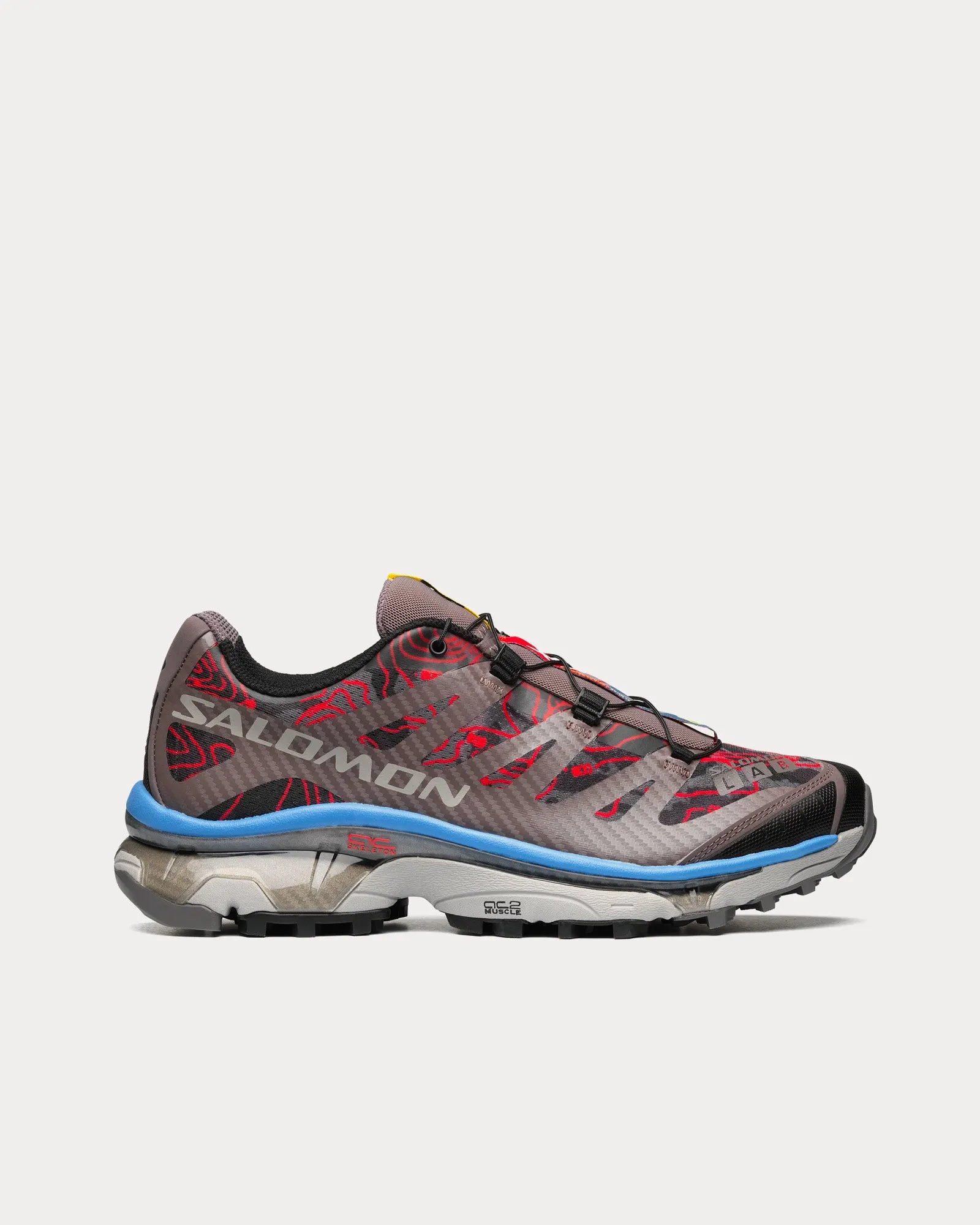 XT-4 OG Topography Black / Plum Kitten / Blue Bonnet Low Top Sneakers