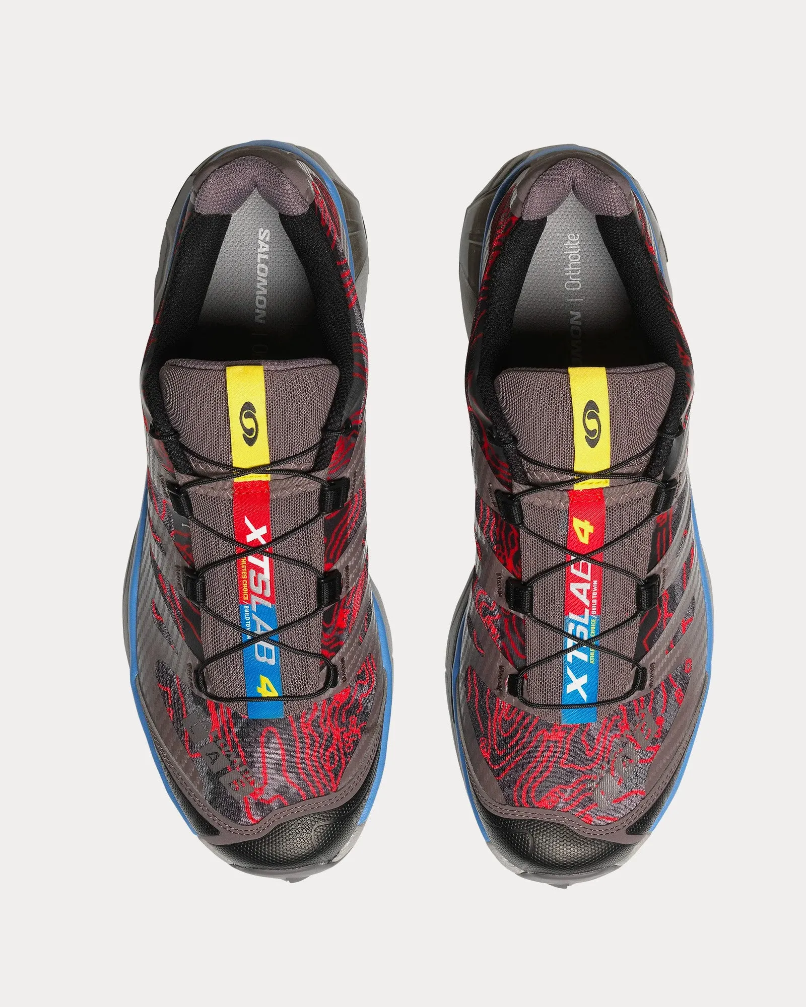 XT-4 OG Topography Black / Plum Kitten / Blue Bonnet Low Top Sneakers