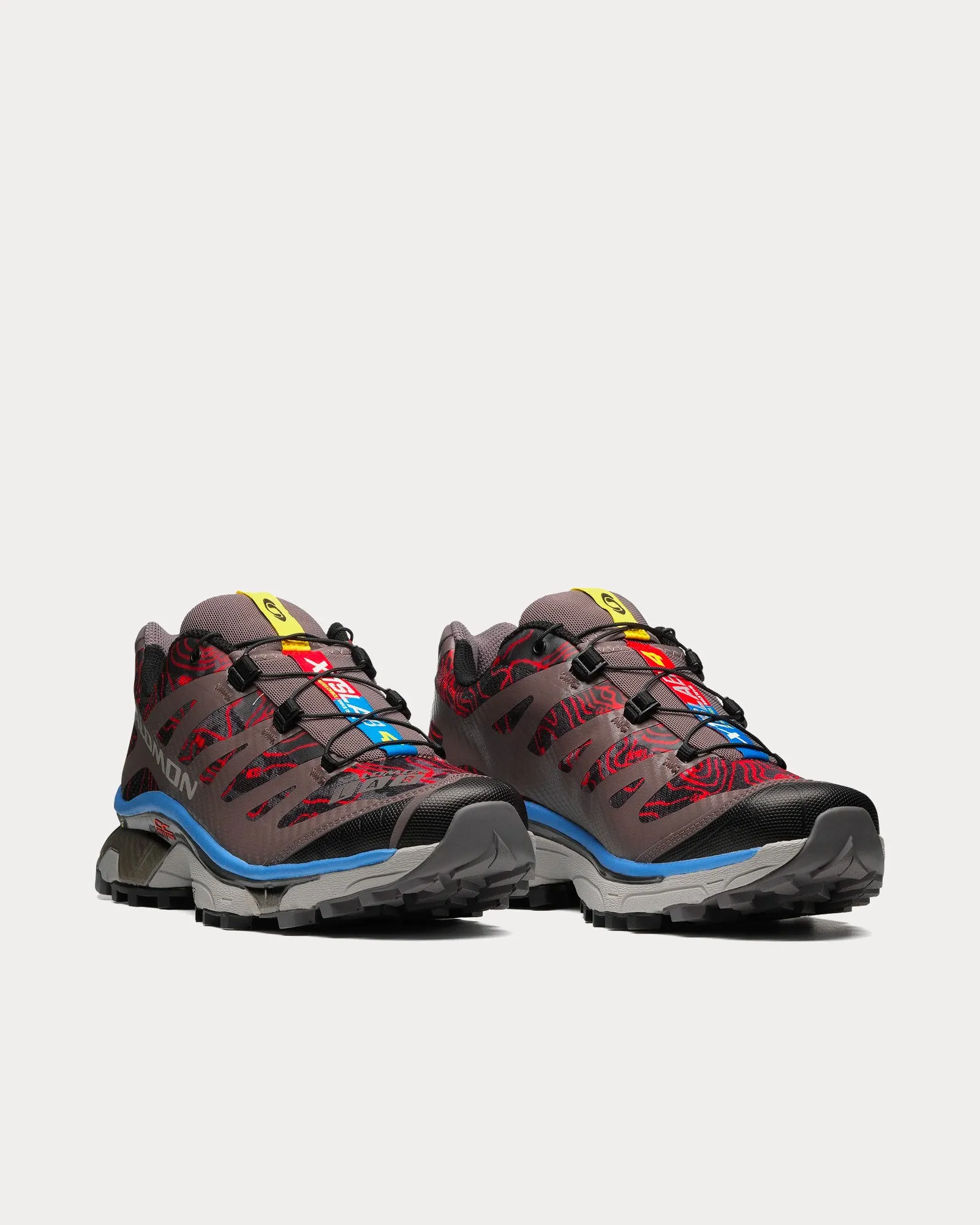 XT-4 OG Topography Black / Plum Kitten / Blue Bonnet Low Top Sneakers
