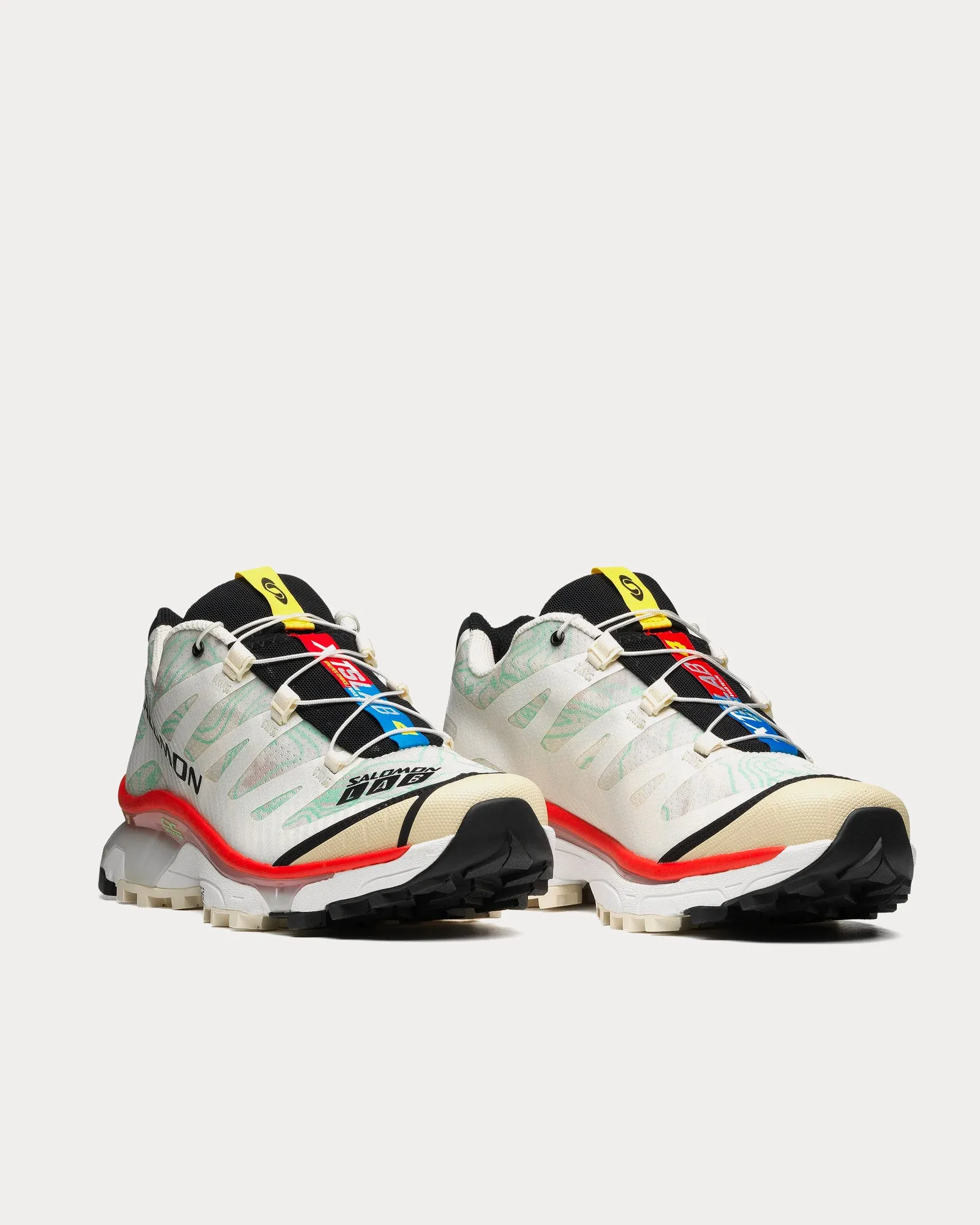 XT-4 OG Topography Vanilla Ice / White / Aurora Red Low Top Sneakers