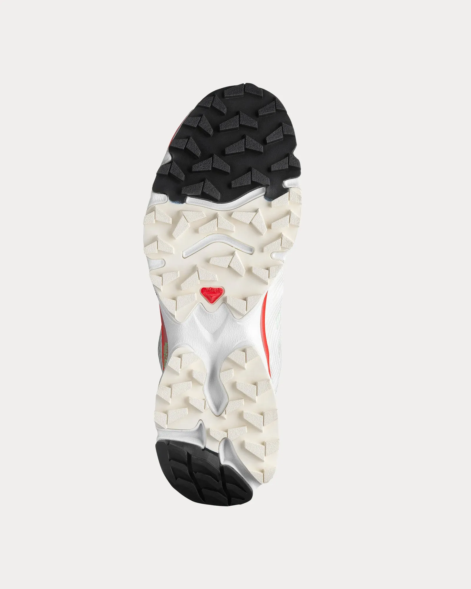 XT-4 OG Topography Vanilla Ice / White / Aurora Red Low Top Sneakers