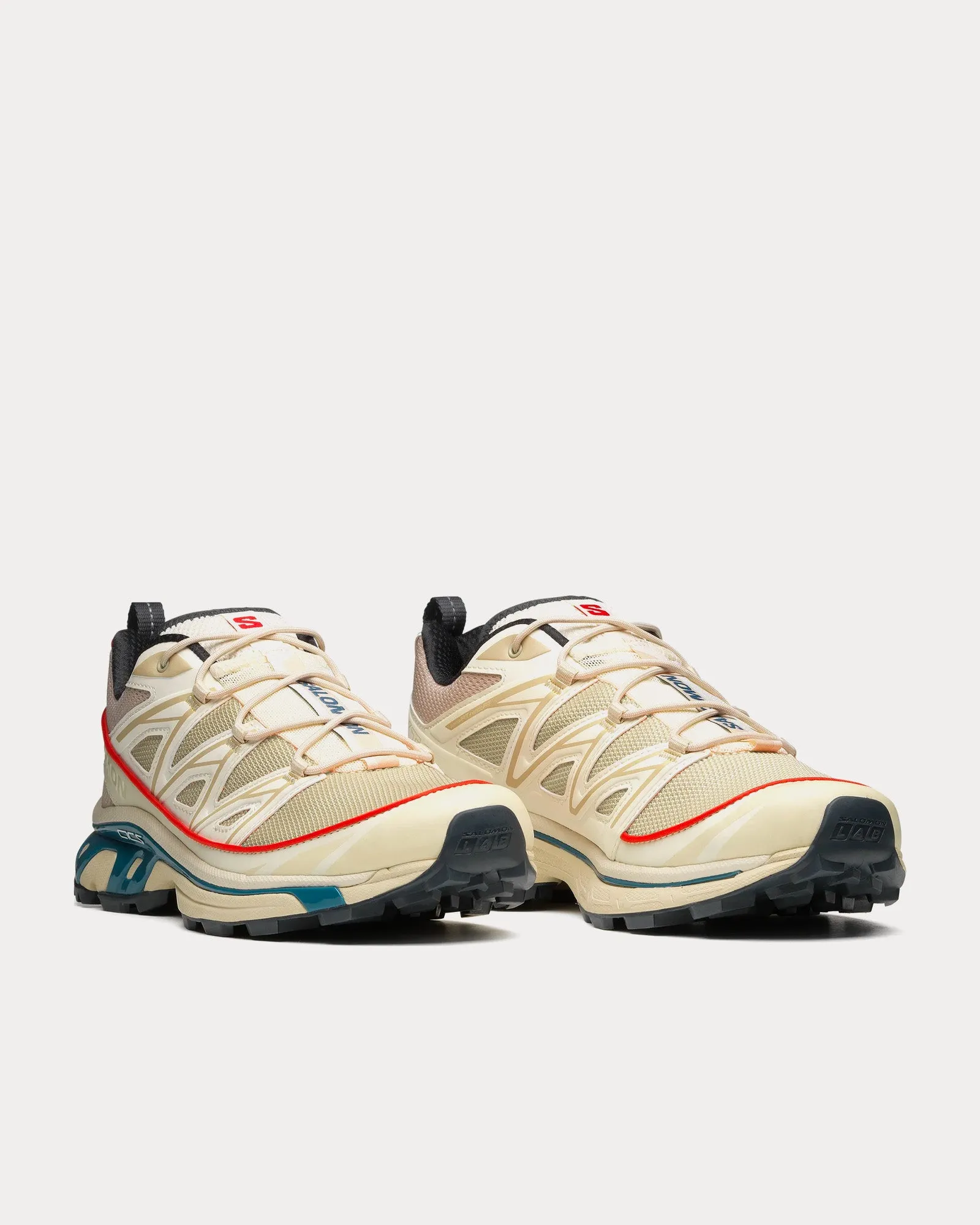 XT-6 Expanse Almond Milk / Aegean Blue / Vanilla Ice Low Top Sneakers