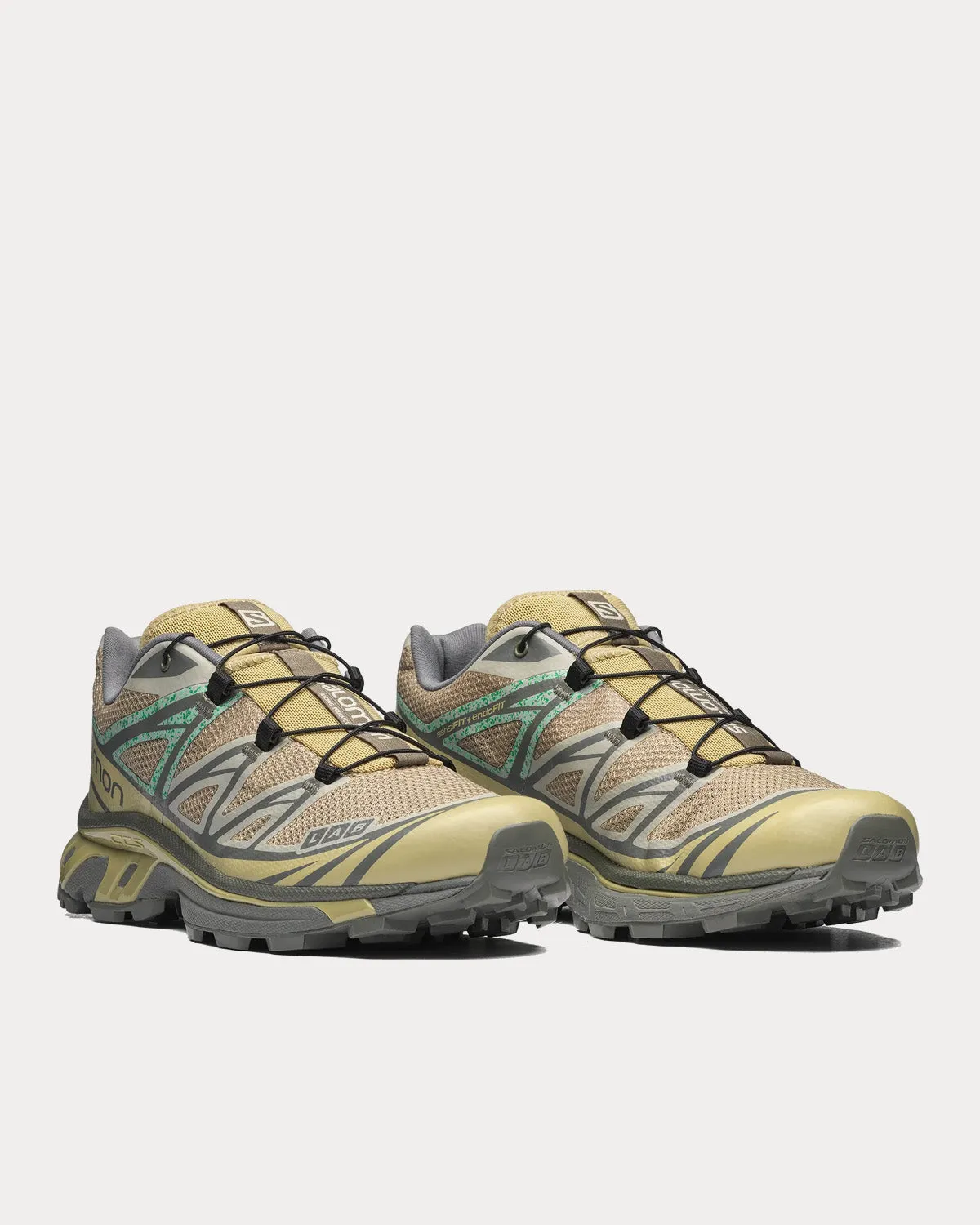 XT-6 Mindful Gray Green / Moss Gray / Castor Gray Low Top Sneakers