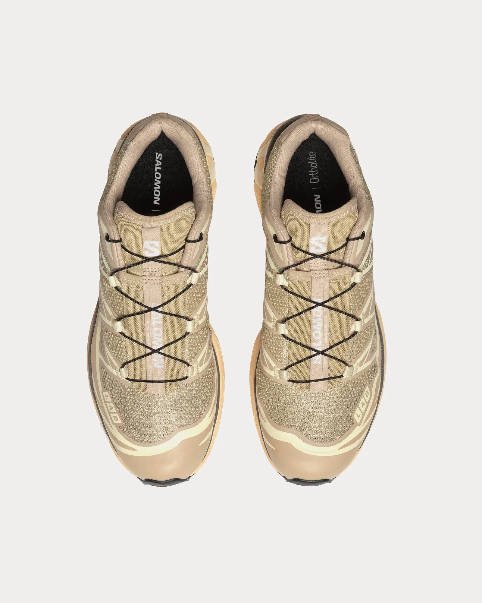 XT-6 Mindful White Pepper / Transparent Yellow / Falcon Low Top Sneakers
