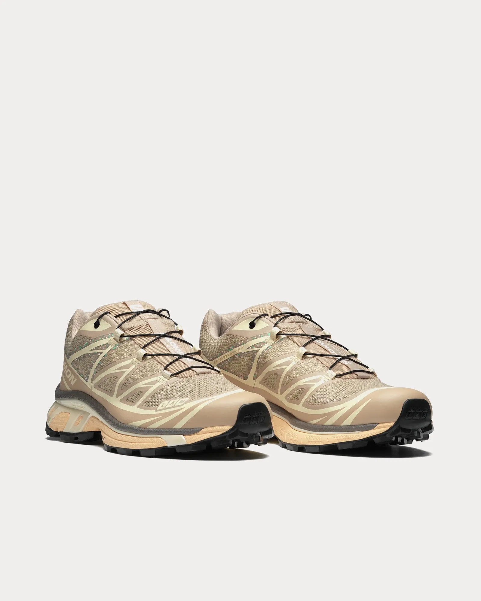 XT-6 Mindful White Pepper / Transparent Yellow / Falcon Low Top Sneakers