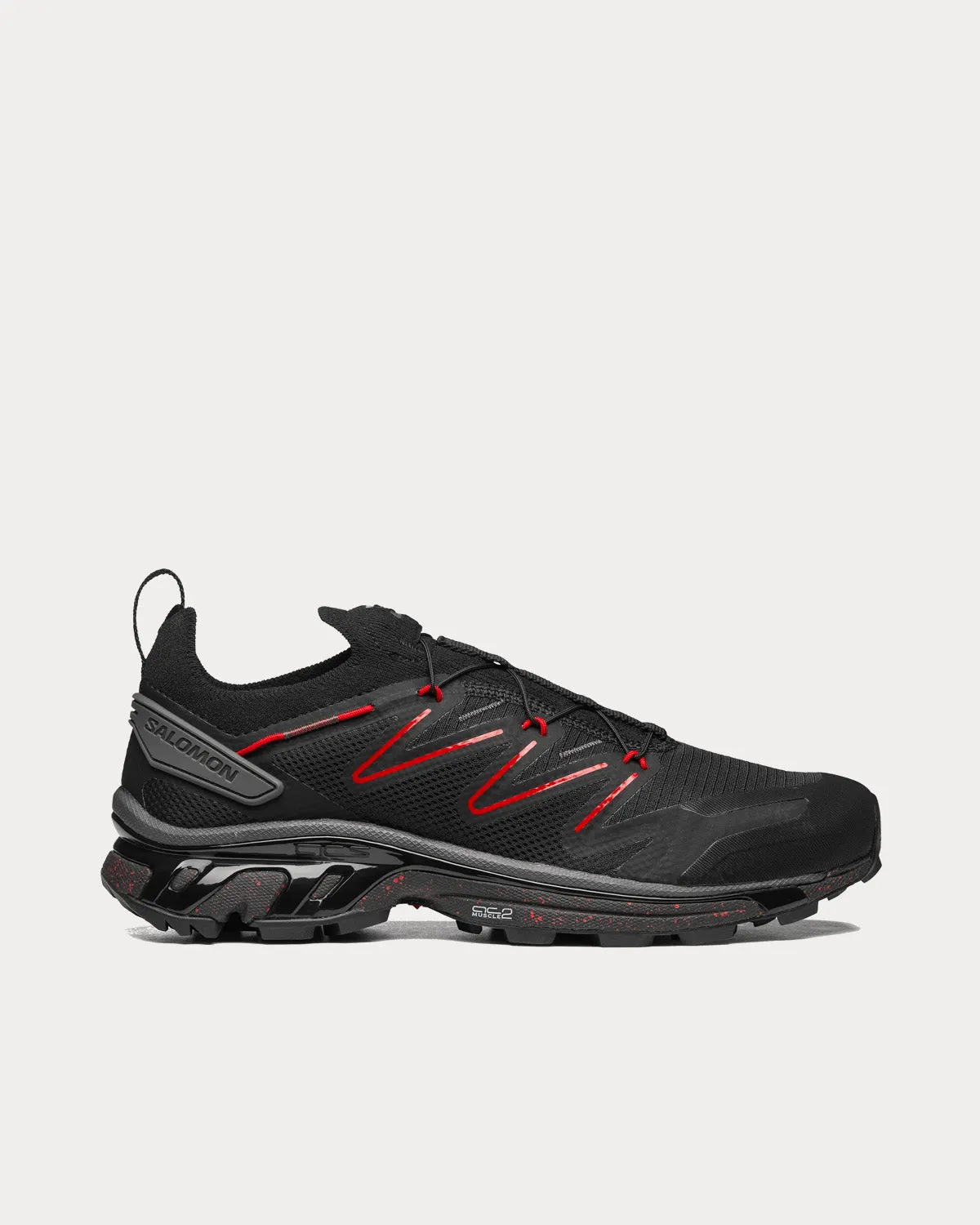 XT-Rush 2 Black / Magnet / Fiery Red Low Top Sneakers